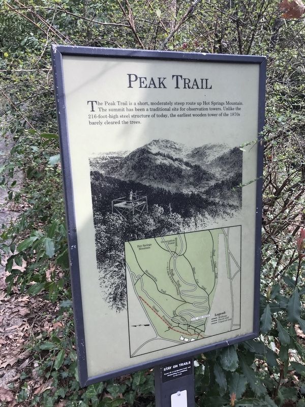 Peak Trail Marker image. Click for full size.