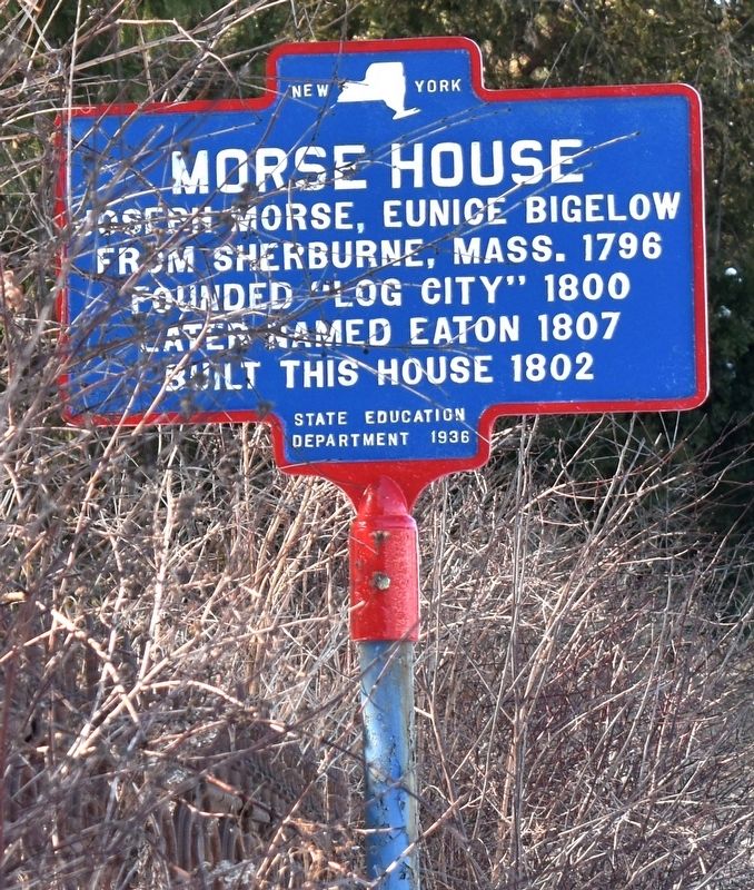Morse House Marker image. Click for full size.