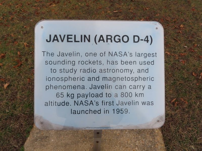 Javelin (Argo D-4) Marker image. Click for full size.
