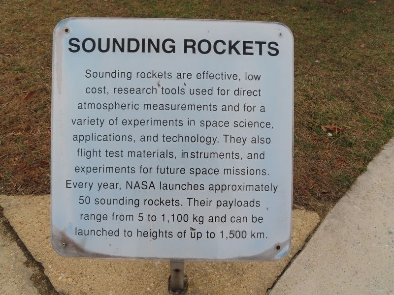 Sounding Rockets Marker image. Click for full size.