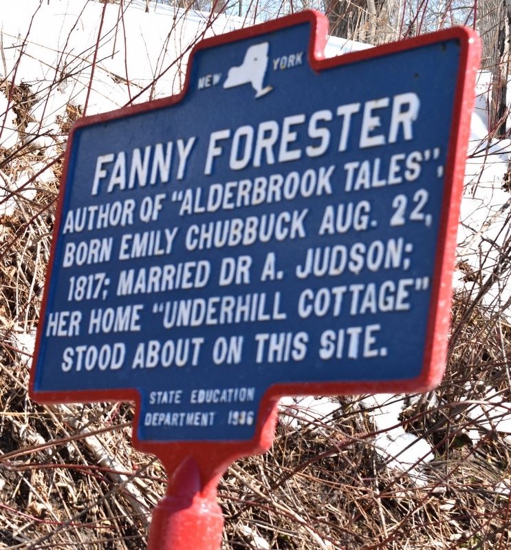 Fanny Forester Marker image. Click for full size.