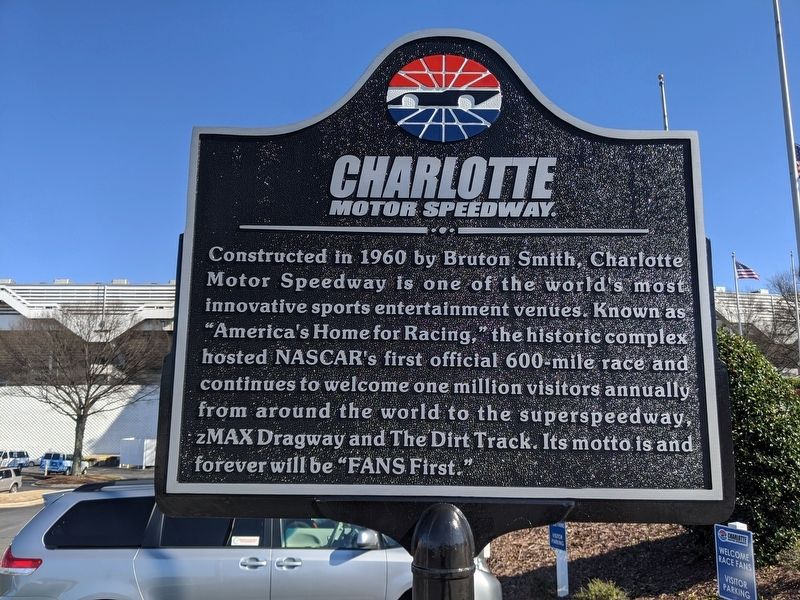 Charlotte Motor Speedway Marker image. Click for full size.