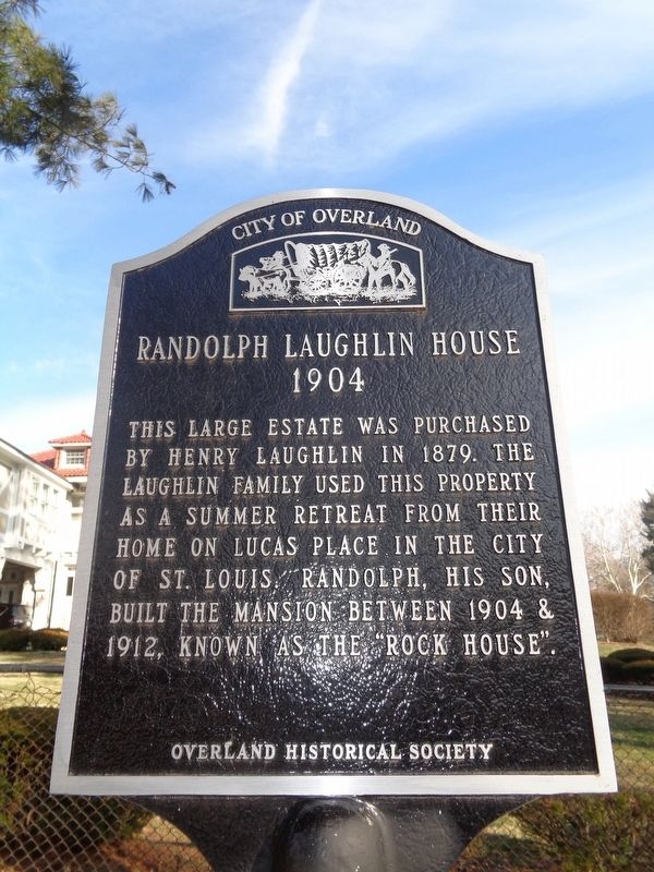 Randolph Laughlin House Marker image. Click for full size.