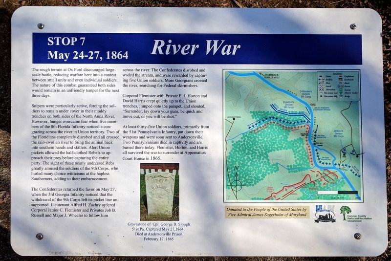 River War Marker image. Click for full size.