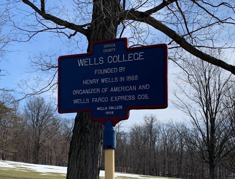 Wells College Marker image. Click for full size.