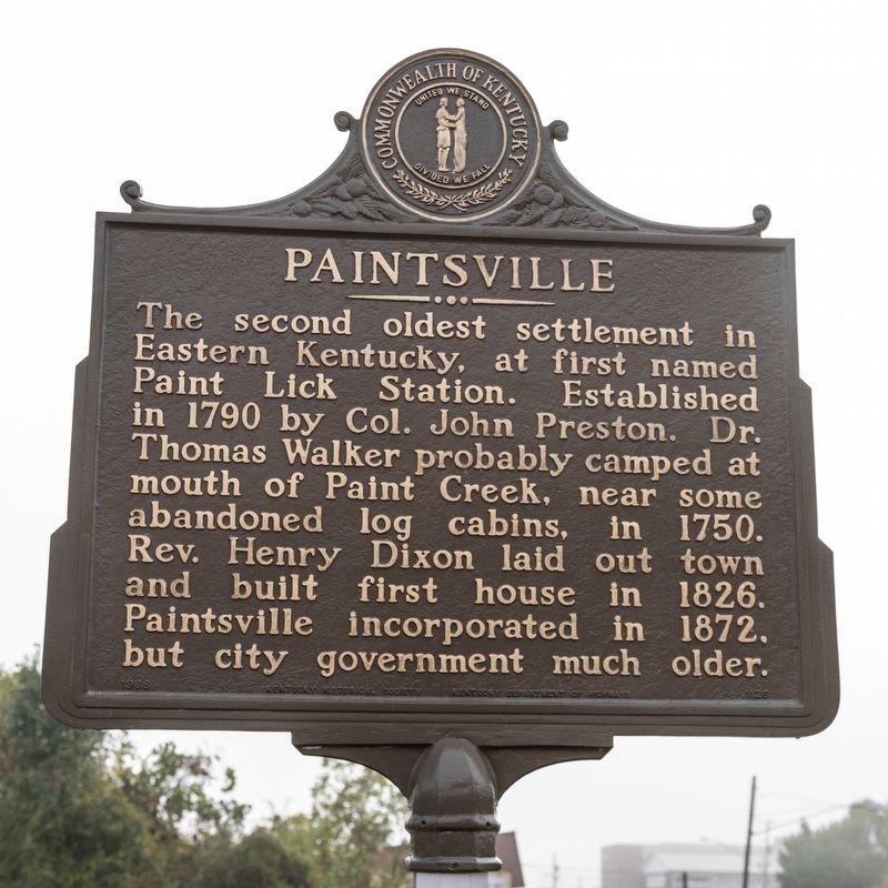 Paintsville Marker image. Click for full size.