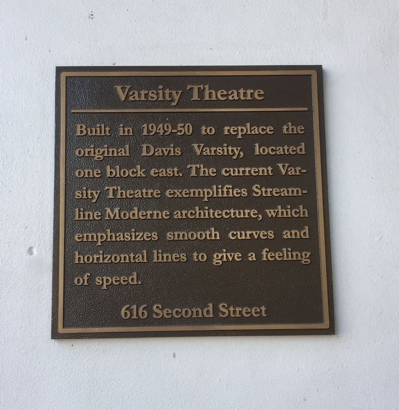 Varsity Theatre Marker image. Click for full size.