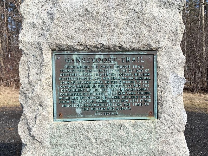 Gansevoort Trail Marker image. Click for full size.
