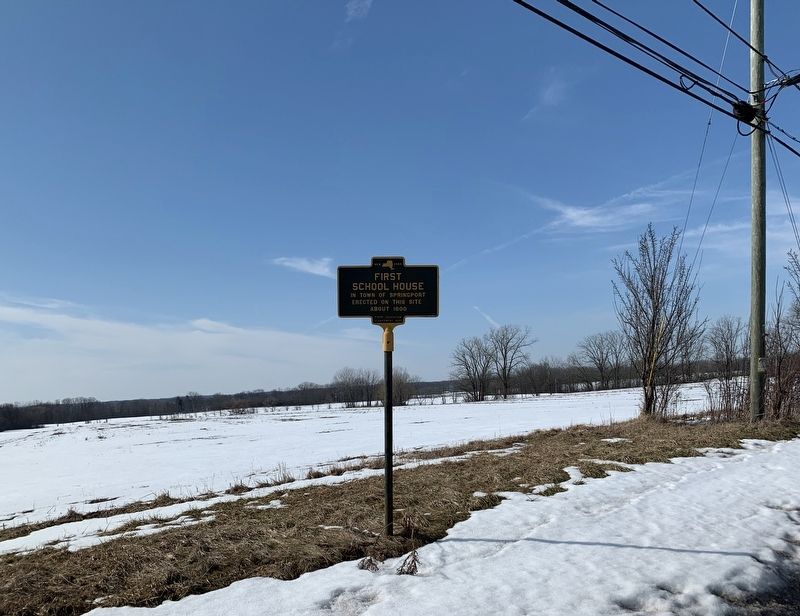 First School House Site. Click for full size. First School House Site image. Click for full size.
