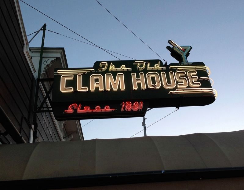 The Old Clam House Neon Sign image. Click for full size.