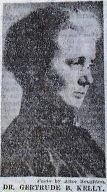 Dr. Gertrude B. Kelly image. Click for full size.