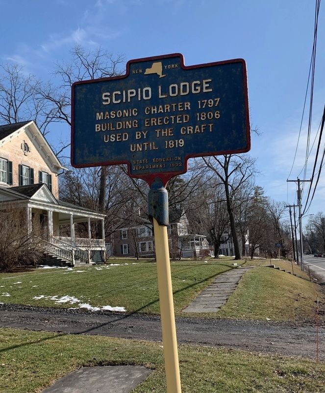 Scipio Lodge Marker image. Click for full size.