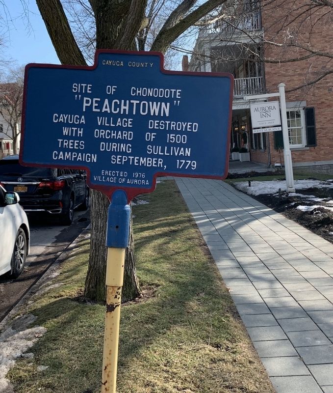 Peachtown Marker. Click for full size. Peachtown Marker image. Click for full size.