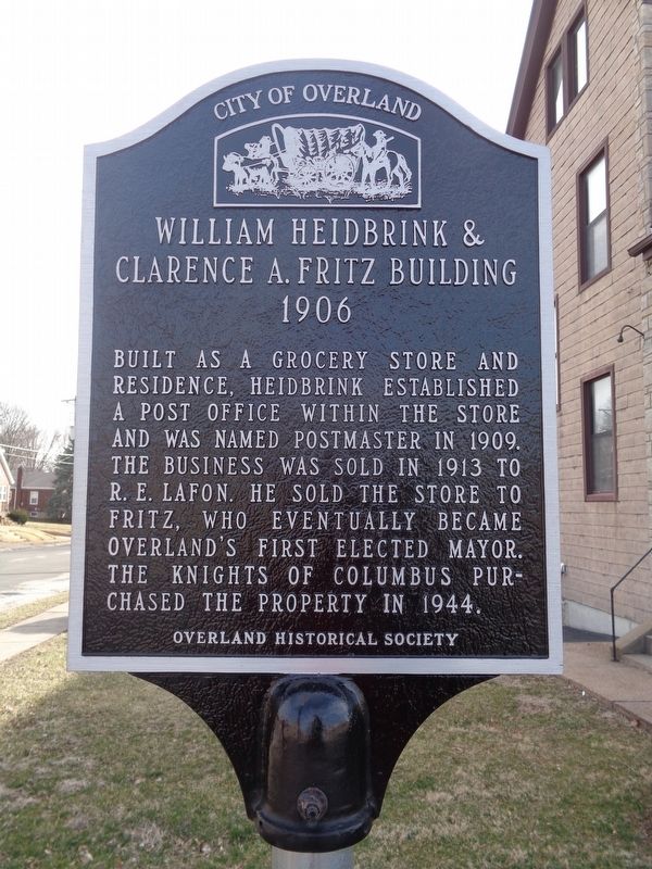 William Heidbrink & Clarence A. Fritz Building Marker image. Click for full size.