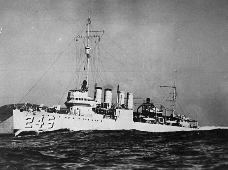 USS Reuben James (DD-245). Click for full size. USS Reuben James (DD-245) image. Click for full size.