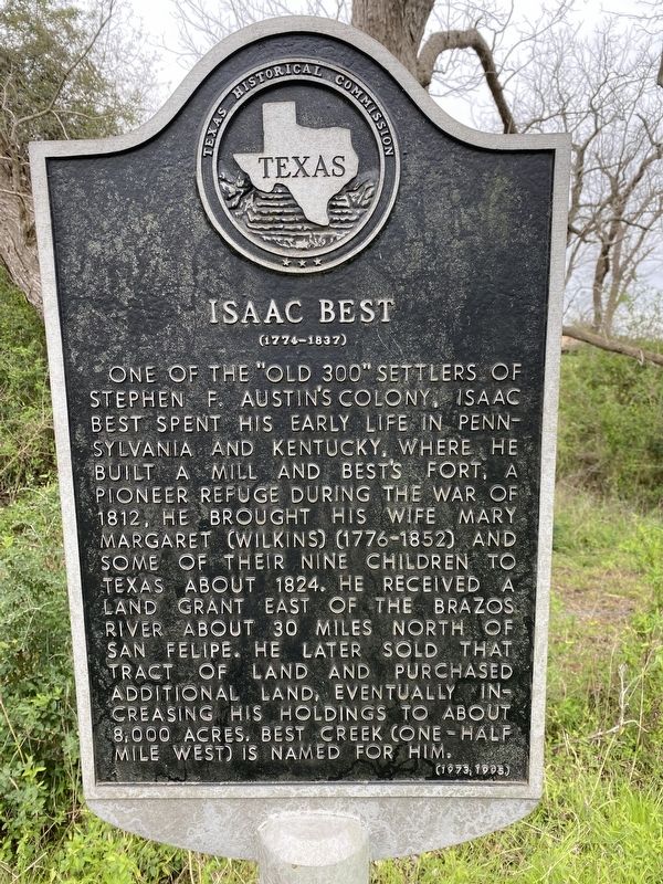 Isaac Best Marker image. Click for full size.