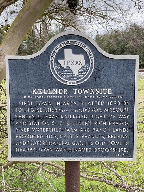 Kellner Townsite Marker. Click for full size. Kellner Townsite Marker image. Click for full size.