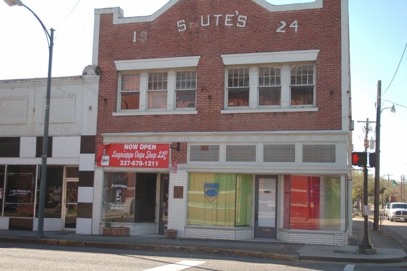 Shute's Drug Store Marker image. Click for full size.