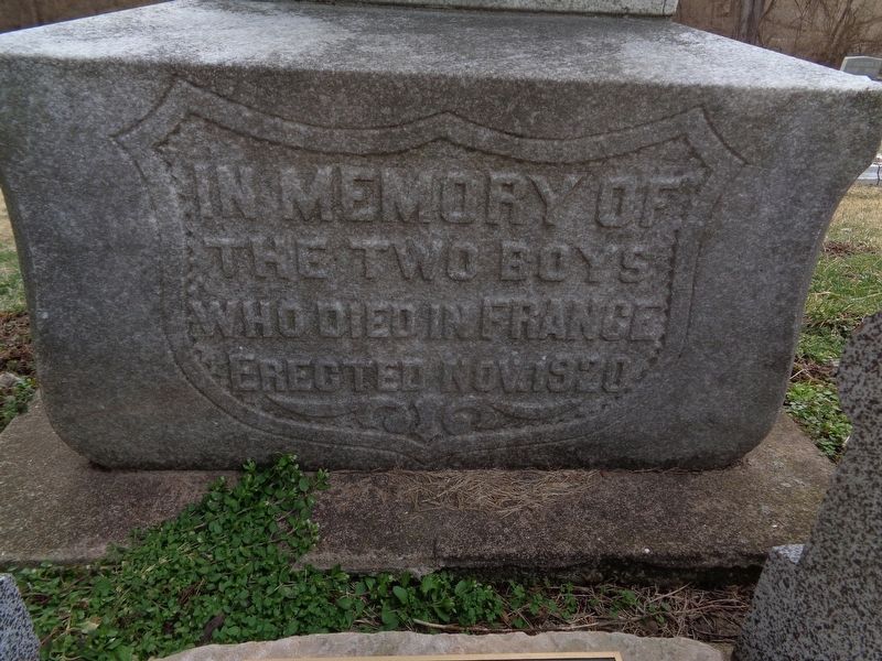 WWI Monument. Click for full size. WWI Monument image. Click for full size.