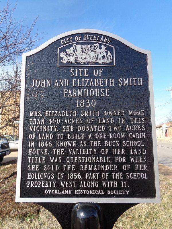 Site of John and Elizabeth Smith Farmhouse Marker. Click for full size. Site of John and Elizabeth Smith Farmhouse Marker image. Click for full size.