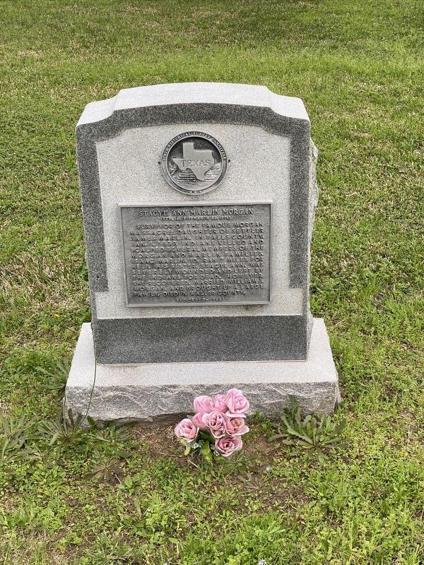 Stacye Ann Marlin Morgan Grave Marker image. Click for full size.