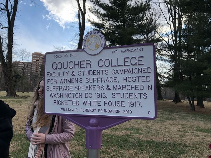 Goucher College Marker image. Click for full size.