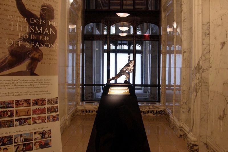 The Heisman Trophy image. Click for full size.