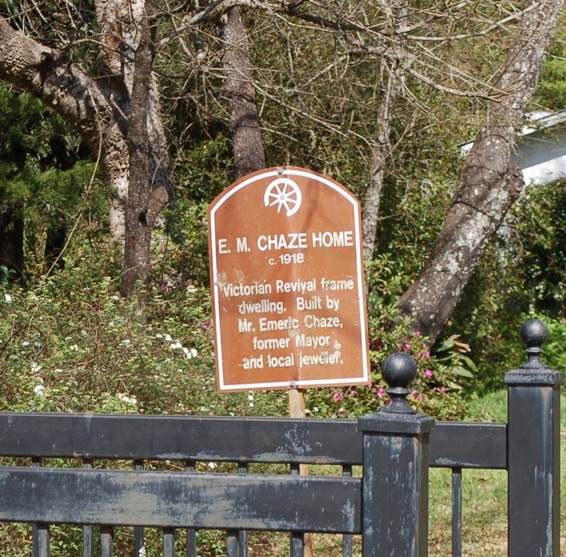 E.M. Chaze Home Marker. Click for full size. E.M. Chaze Home Marker image. Click for full size.