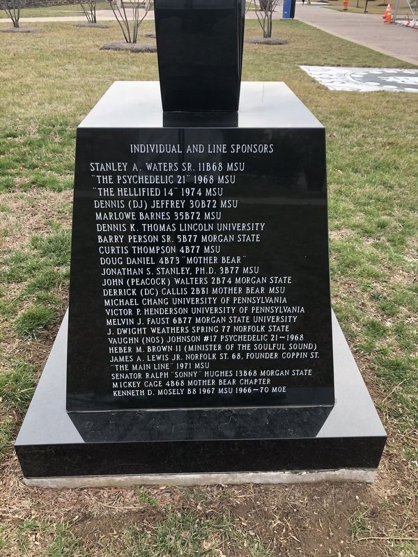 Groove Phi Groove Social Fellowship, Inc. Marker. Click for full size. Groove Phi Groove Social Fellowship, Inc. Marker image. Click for full size.