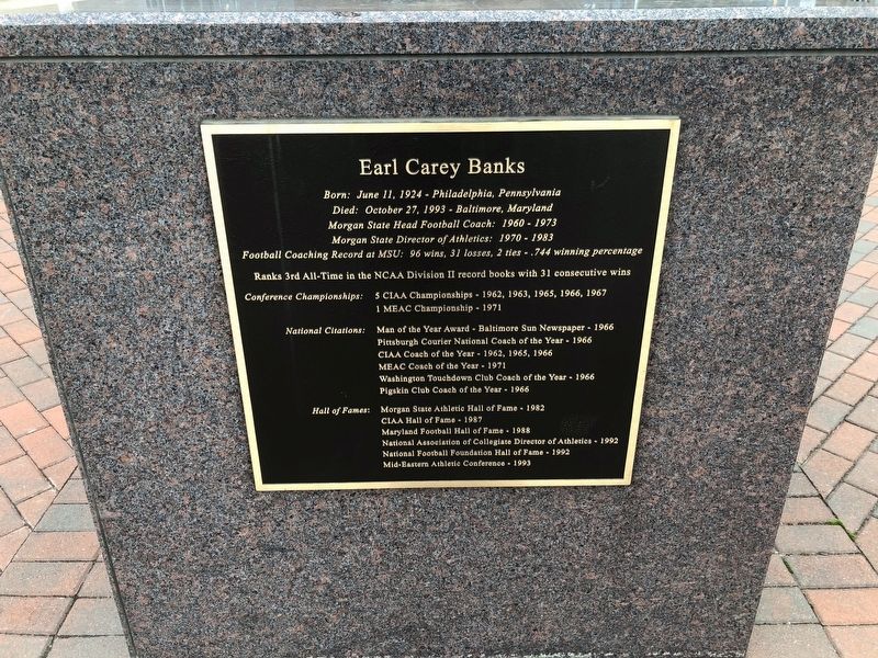 Earl Carey Banks Marker. Click for full size. Earl Carey Banks Marker image. Click for full size.