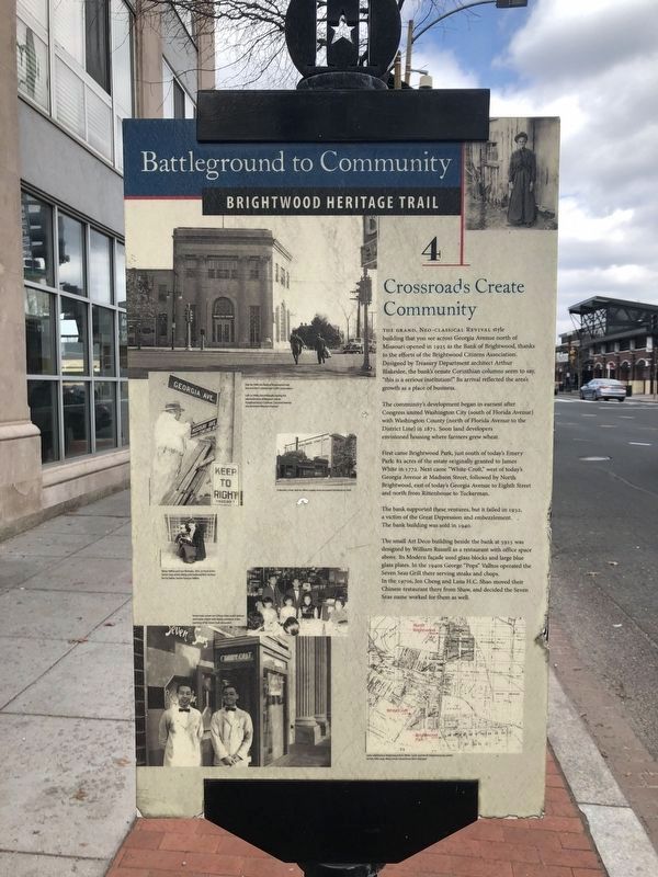 Crossroads Create Community Marker. Click for full size. Crossroads Create Community Marker image. Click for full size.