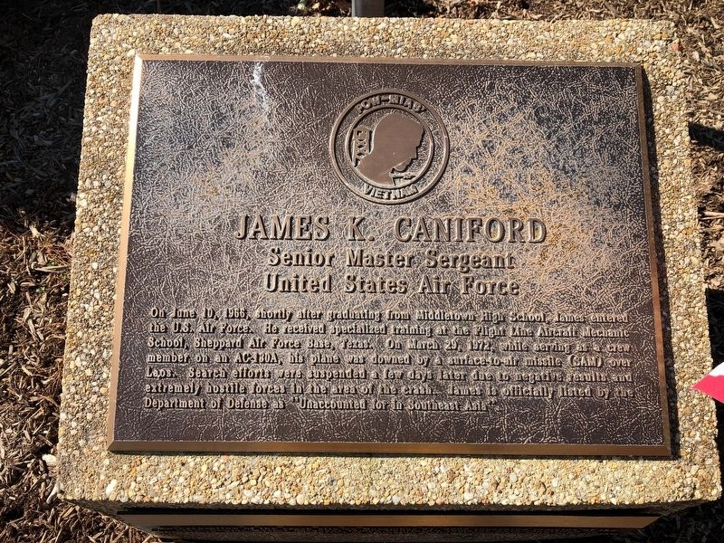 James K. Caniford Marker image. Click for full size.