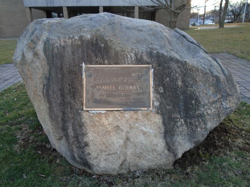 75th Anniversary of Totowa Monument image. Click for full size.