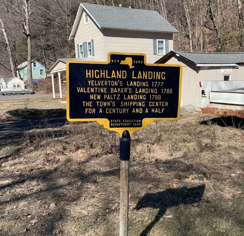 Highland Landing Marker. Click for full size. Highland Landing Marker image. Click for full size.