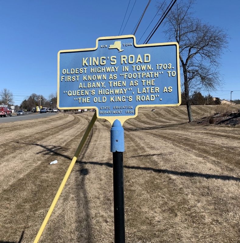 Kings Road Marker. Click for full size. Kings Road Marker image. Click for full size.