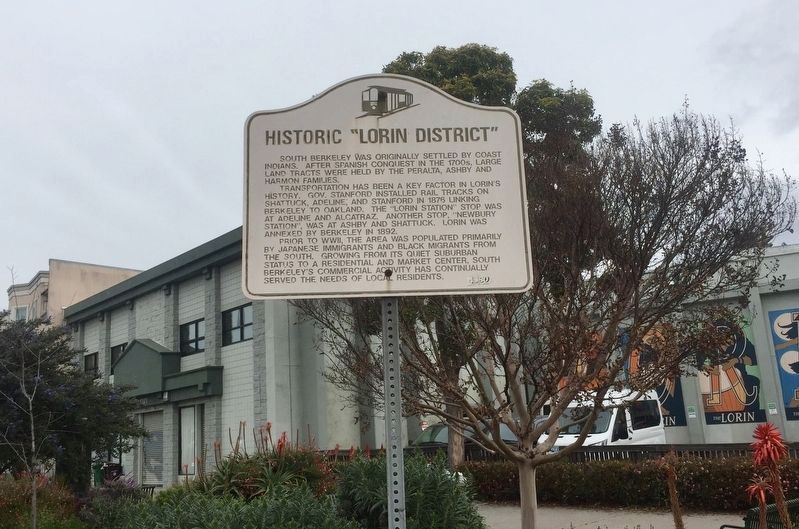 Historic "Lorin District" Marker. Click for full size. Historic "Lorin District" Marker image. Click for full size.