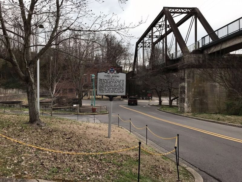 Town Spring Marker. Click for full size. Town Spring Marker image. Click for full size.