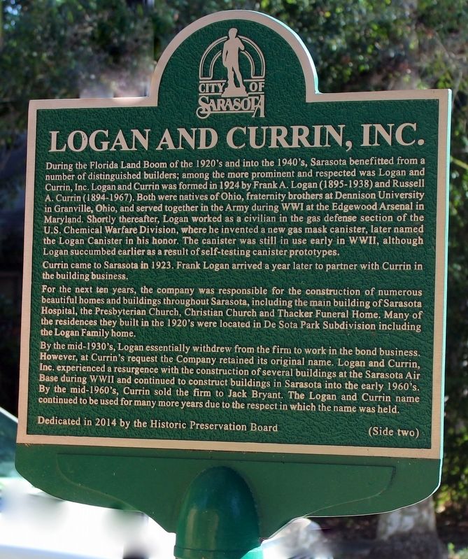 Logan and Currin, Inc. Marker image. Click for full size.