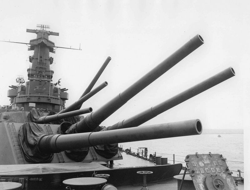 The South Dakota (BB-57) at Scapa Flow, Scotland.. Click for full size. The South Dakota (BB-57) at Scapa Flow, Scotland. image. Click for full size.