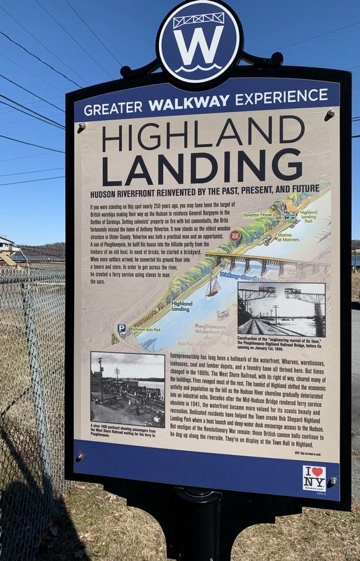 Highland Landing Marker. Click for full size. Highland Landing Marker image. Click for full size.