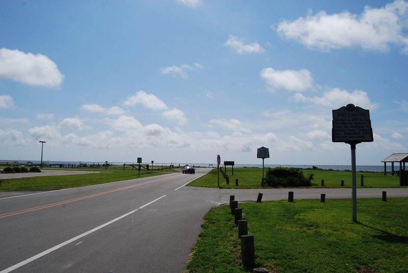 Fort Hancock Marker. Click for full size. Fort Hancock Marker image. Click for full size.