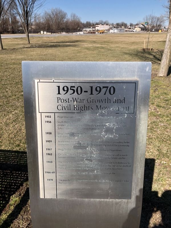 1950-1970 Marker. Click for full size. 1950-1970 Marker image. Click for full size.