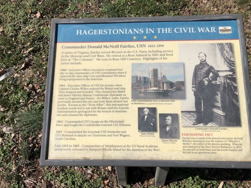 Hagerstonians in the Civil War Marker image. Click for full size.