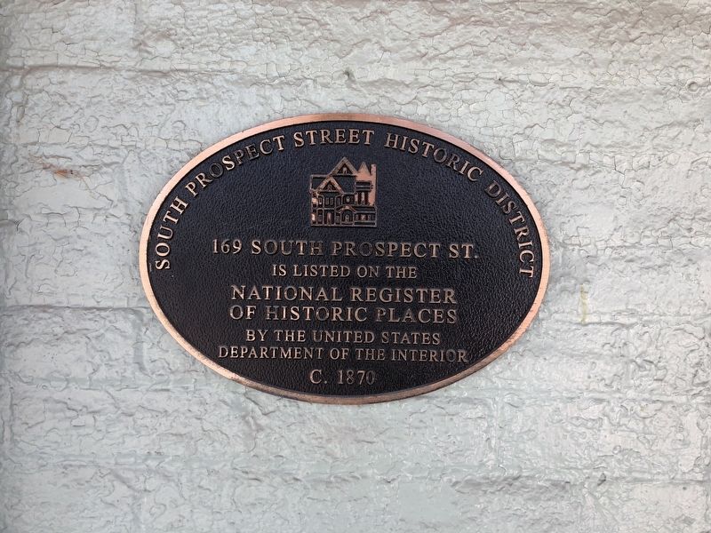 169 South Prospect St. Marker. Click for more information. 169 South Prospect St. Marker image. Click for more information.