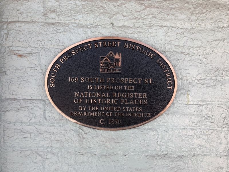 169 South Prospect St. Marker image. Click for full size.