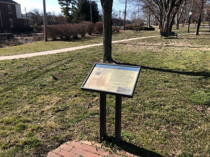 Oak Hill Marker. Click for full size. Oak Hill Marker image. Click for full size.