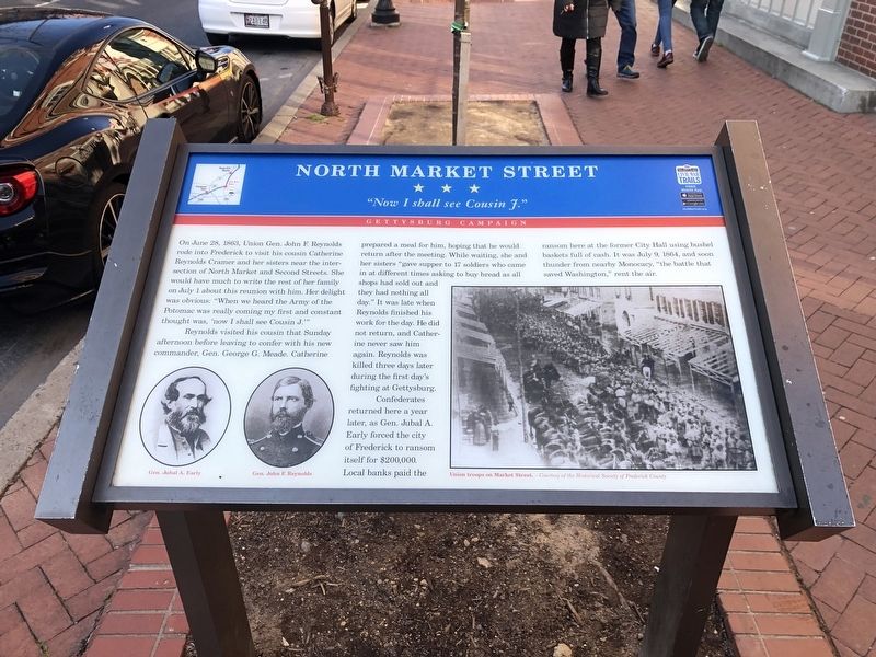North Market Street Marker. Click for full size. North Market Street Marker image. Click for full size.