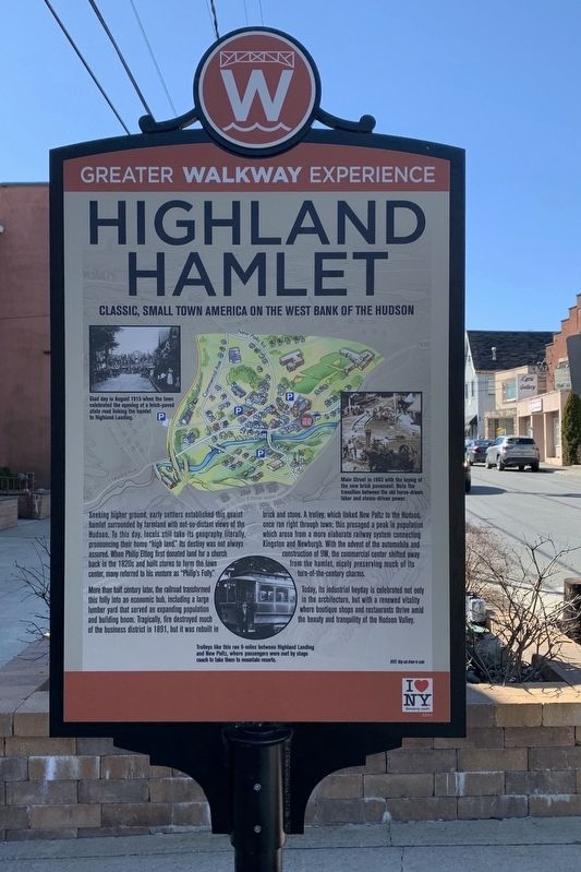 Highland Hamlet Marker. Click for full size. Highland Hamlet Marker image. Click for full size.