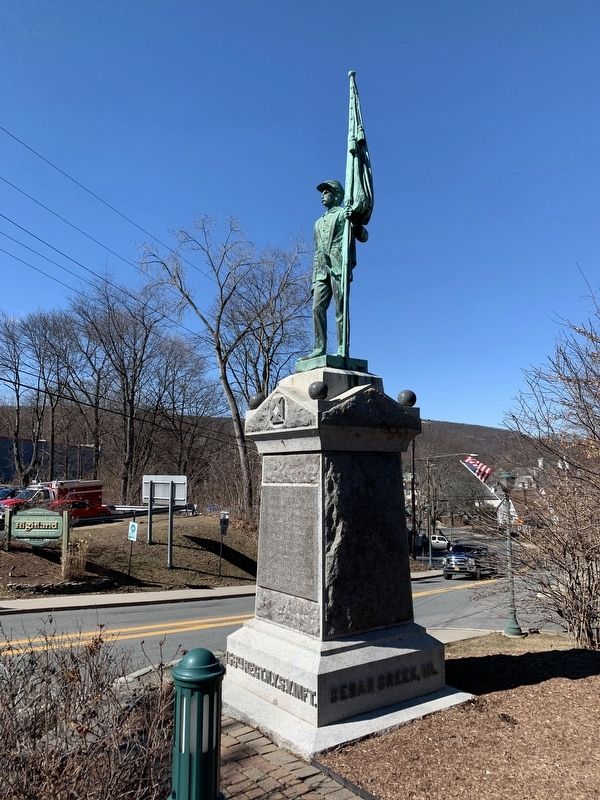 156th Regiment N.Y.S.V. Infantry Marker. Click for full size. 156th Regiment N.Y.S.V. Infantry Marker image. Click for full size.