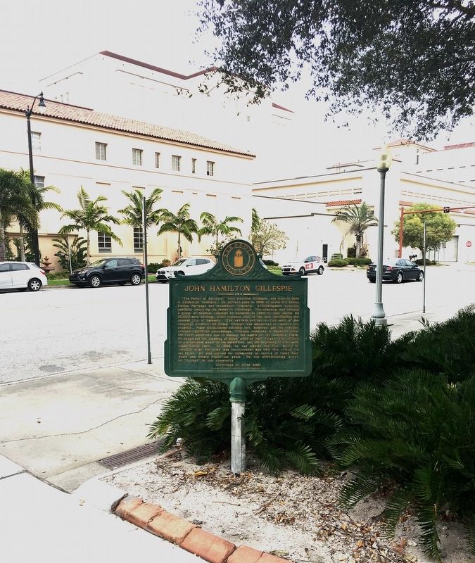 John Hamilton Gillespie Marker image. Click for full size.